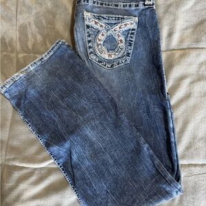 Big Star Women's Boot Cut Jeans - Dark Blue